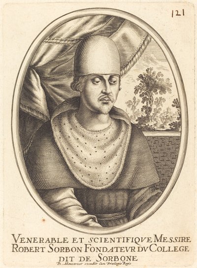 Robert av Sorbon av Balthasar Moncornet
