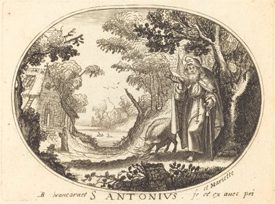 Sankt Antonius av Balthasar Moncornet