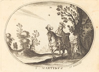 Saint Martin og tiggeren av Balthasar Moncornet