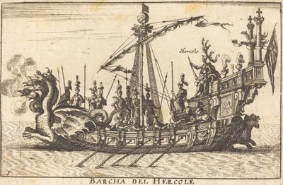 Alle del Hercole av Balthasar Moncornet after Remigio Cantagallina