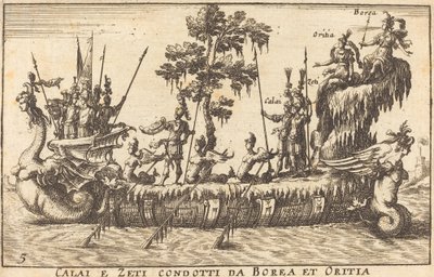 Calai ble hentet fra Zeti av Borea og Oritia av Balthasar Moncornet after Remigio Cantagallina