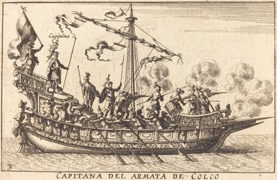 Kaptein på Colco Armata av Balthasar Moncornet after Remigio Cantagallina