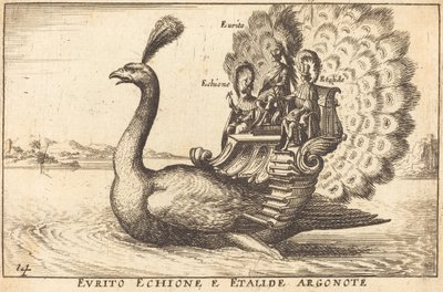 Evrytus Echione fra Argonauten Etalides av Balthasar Moncornet after Remigio Cantagallina