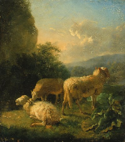 Sau, sent på 1700-tallet - begynnelsen av 1800-tallet. av Balthasar Paul Ommeganck