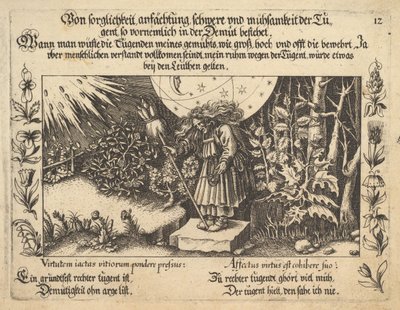 Fra forsiktig verdsettelse, tyngde og dydens slit, spesielt i ydmykhet..., 1652. av Balthasar Schwan