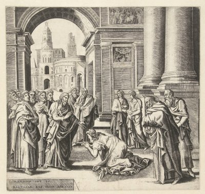 Kristus og Kanaans hustru av Balthazar van den Bos
