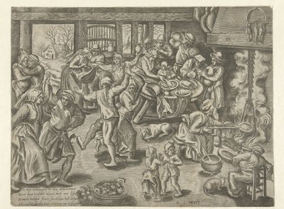 fastelavn av Balthazar van den Bos