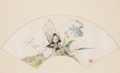 Lilje, stein og øyenstikker, 1800-tallet 1801-1900 av Baoru Liu