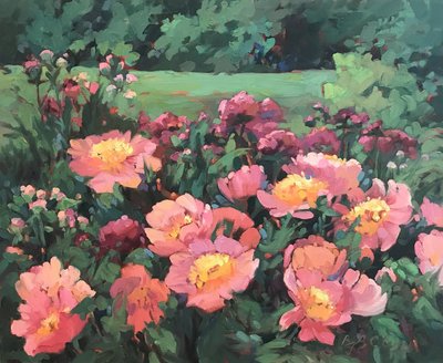 Rosa prinsesse, ca. 1990–2005 (olje på lerret) av Barbara Cleary