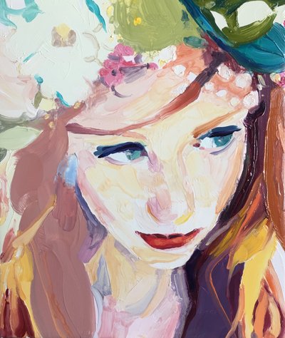 'Daisy chain', 2018 av Barbara Hoogeweegen