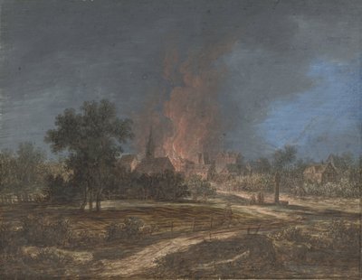 Brann i en landsby av Barbara Regina Dietzsch