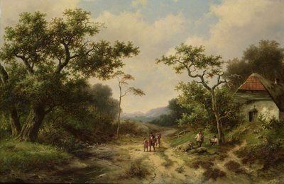 Landskap, 1800-tallet av Barend Cornelis Koekkoek