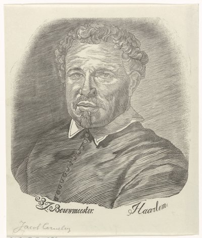 Portrett av Jacob Cornelisz. av Barend Johannes Bouwmeester