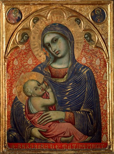 Maria som ammer Jesus (maleri av Barnaba da Modena