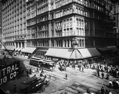 Marshall Field & Company, Chicago, Illinois, USA, ca. 1905 (s/hvitt-bilde) av Barnes and Crosby
