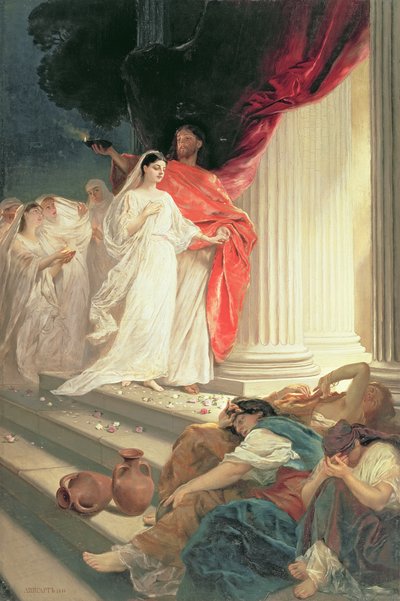 Lignelse om de vise og tåpelige jomfruer av Baron Ernest Friedrich von Liphart
