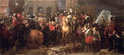 Henri IV:s inntreden i Paris, 22. mars 1594 (malt i 1817) av Baron François Pascal Simon Gérard