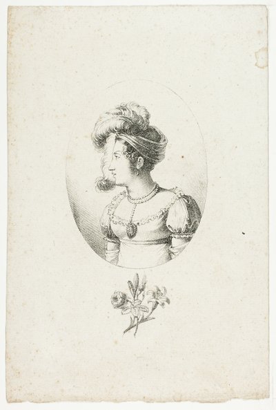 Portrett av hertuginnen de Berry av Baron François Pascal Simon Gérard