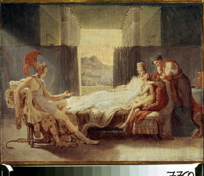 "Aeneas forteller Dido om katastrofen ved Troy" Maleri av Pierre Narcisse (Pierre-Narcisse) Guerin (1774-1833) - Olje på lerret - Moskva, Pushkin-museet av Baron Pierre Narcisse Guerin