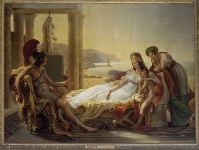 Aeneas forteller Dido om ulykkene i Troy (olje på lerret av Baron Pierre Narcisse Guerin
