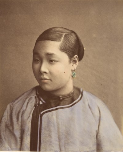 Jente fra Shanghai, 1870-tallet. av Baron Raimund von Stillfried