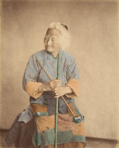 Gammel tigger, 1870-tallet. av Baron Raimund von Stillfried