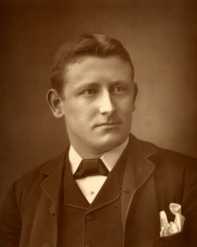 Austin Brereton , britisk forfatter, 1886 av Barraud