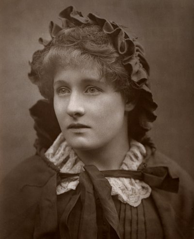 Den britiske skuespillerinnen Mary Rorke i The Harbour Lights, 1886 av Barraud