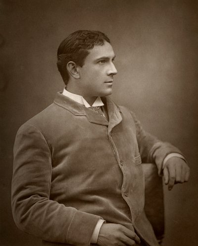 Maurice Barrymore , britisk skuespiller, 1886 av Barraud