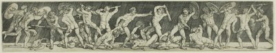 Battle of Eighteen Nude Men av Barthel Beham