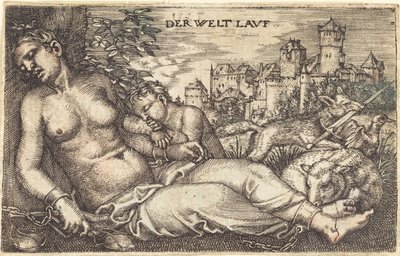 "The World Lavf" (Sovende rettferdighet) av Barthel Beham