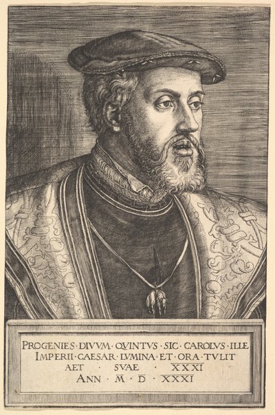 Keiser Karl V, 1500-tallet. av Barthel Beham