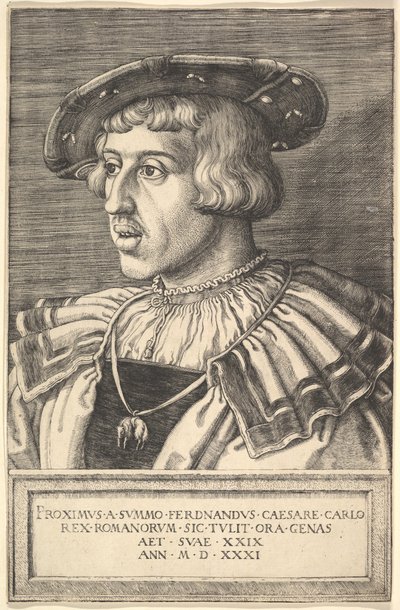 Keiser Ferdinand I, 1500-tallet. av Barthel Beham