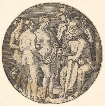 Judgment of Paris kopi, 1500-tallet av Barthel Beham