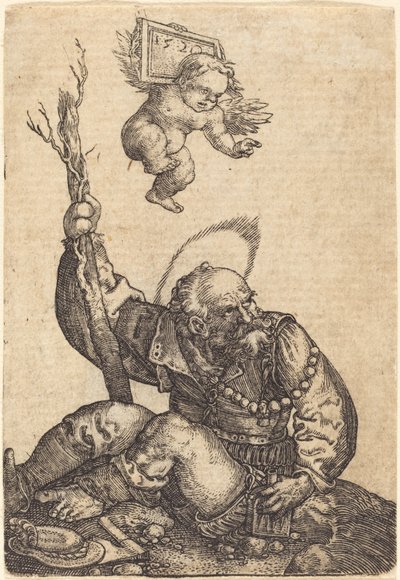 Den hellige Christopher av Barthel Beham