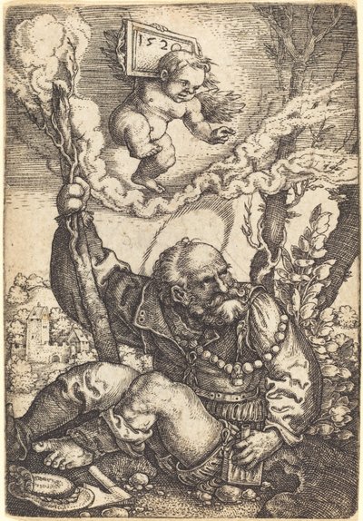 Den hellige Christopher av Barthel Beham