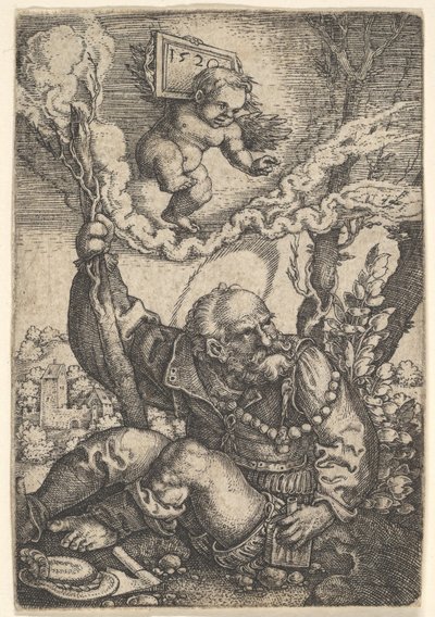 St. Christopher, tidlig på 1500-tallet. av Barthel Beham