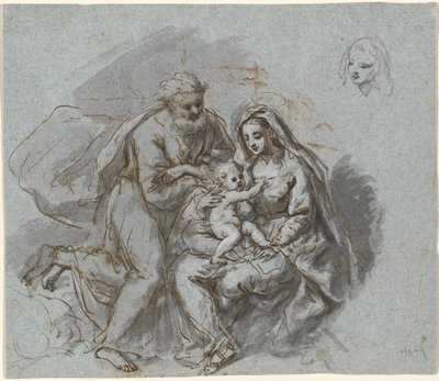 Den hellige familie av Bartholomäus Ignaz Weiss