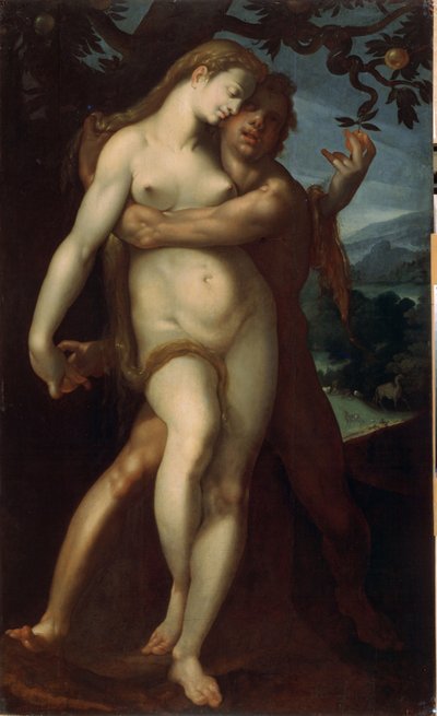 Adam og Eva av Bartholomaeus Spranger