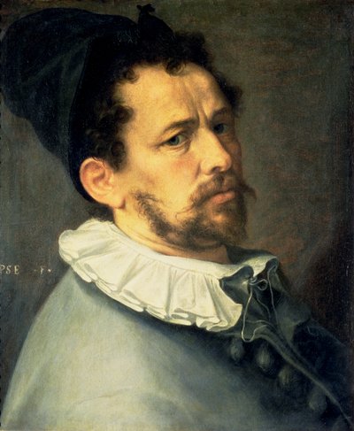 Selvportrett, ca. 1580-85 av Bartholomaeus Spranger