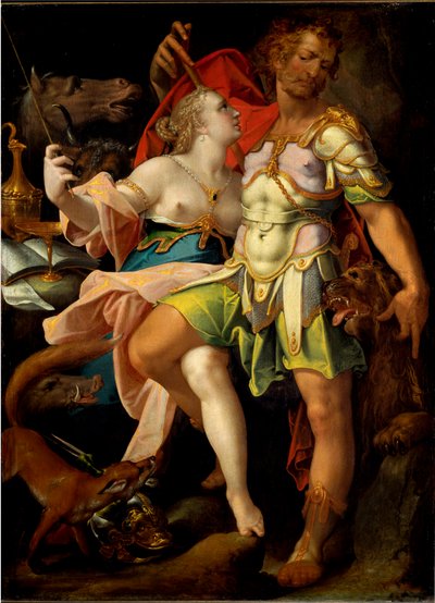 Magikeren Ulysses og Circe (maleri av Bartholomaeus Spranger