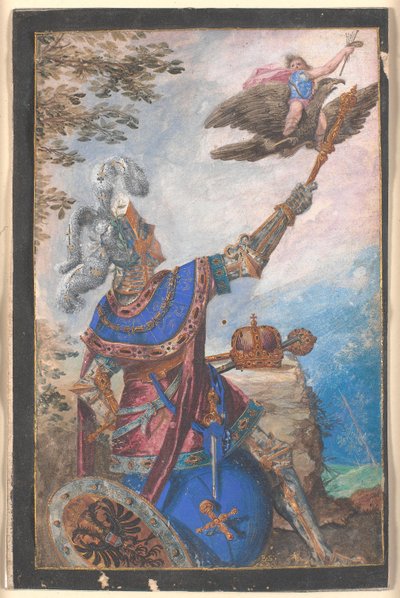 Allegori om maleri under House of Habsburg av Bartholomäus Strobel d.Y.