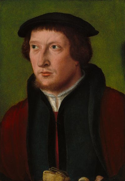 Portrett av en mann, ca. 1530–1540 (olje på panel) av Bartholomaeus the Elder Bruyn