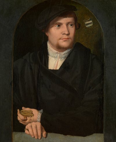 Portrett av en mann (olje på panel) av Bartholomaeus the Elder Bruyn