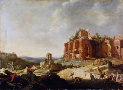 Steiningen av den hellige Stefanus av Bartholomeus Breenbergh