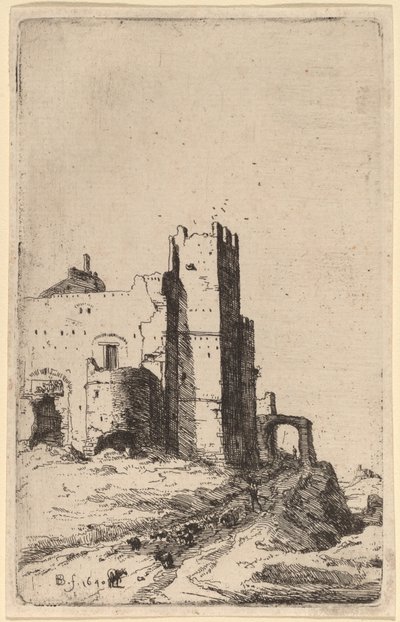 Byen Leoni, nær Frascati av Bartholomeus Breenbergh