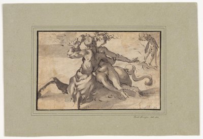 Hercules, Deianira og Kentauren Nessus av Bartholomeus Spranger