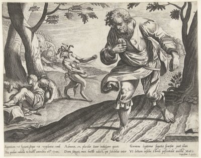 Lignelse om ugresset blant hveten av Bartholomeus Willemsz. Dolendo (attributed to)
