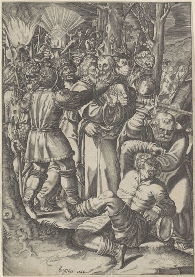 Kristi fangenskap av Bartholomeus Willemsz. Dolendo (possibly)