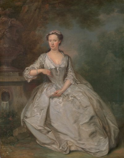 En dame med en bok av Bartholomew Dandridge